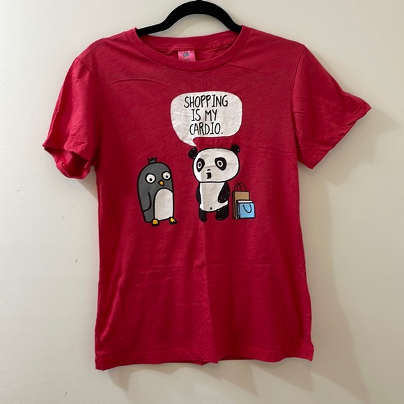 Loyal Army “Shopping Is My Cardio” T-shirt, Size X-Large - Picture 1 of 3